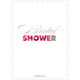 Tan Floral Bridal Shower Invitations Image 2 of 6